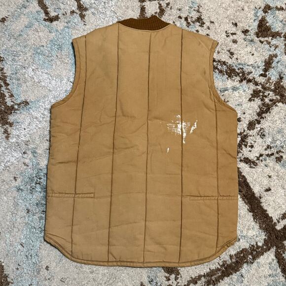 Vintage Walls Zero Zone Insulated Vest Size Medium Distressed Carhartt Style - Picture 2 of 9